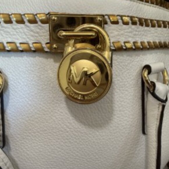 Michael Kors Hamilton Convertible Leather Tote - Picture 4 of 5